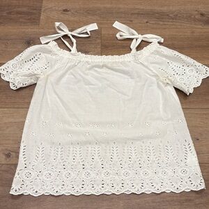 ❤️Michael kors❤️White Off-Shoulder Top